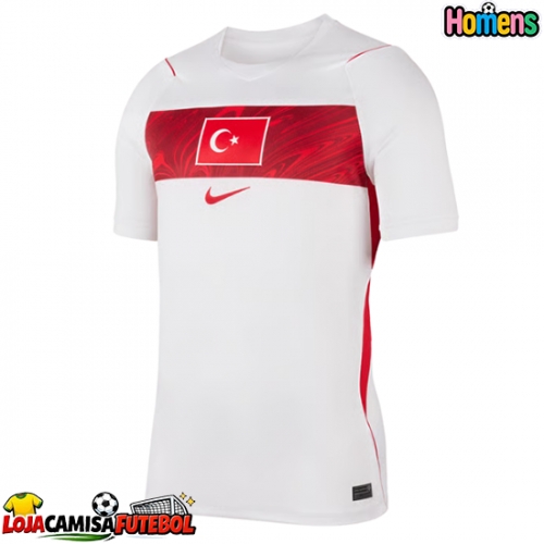 Camisa de Futebol Turquia Equipamento Secundário Mundo 2026 Manga Curta
